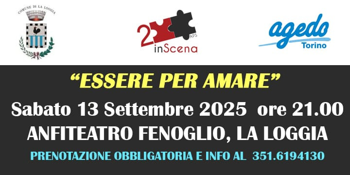 Essere per amare - love difference - La loggia 13 settembe 2025