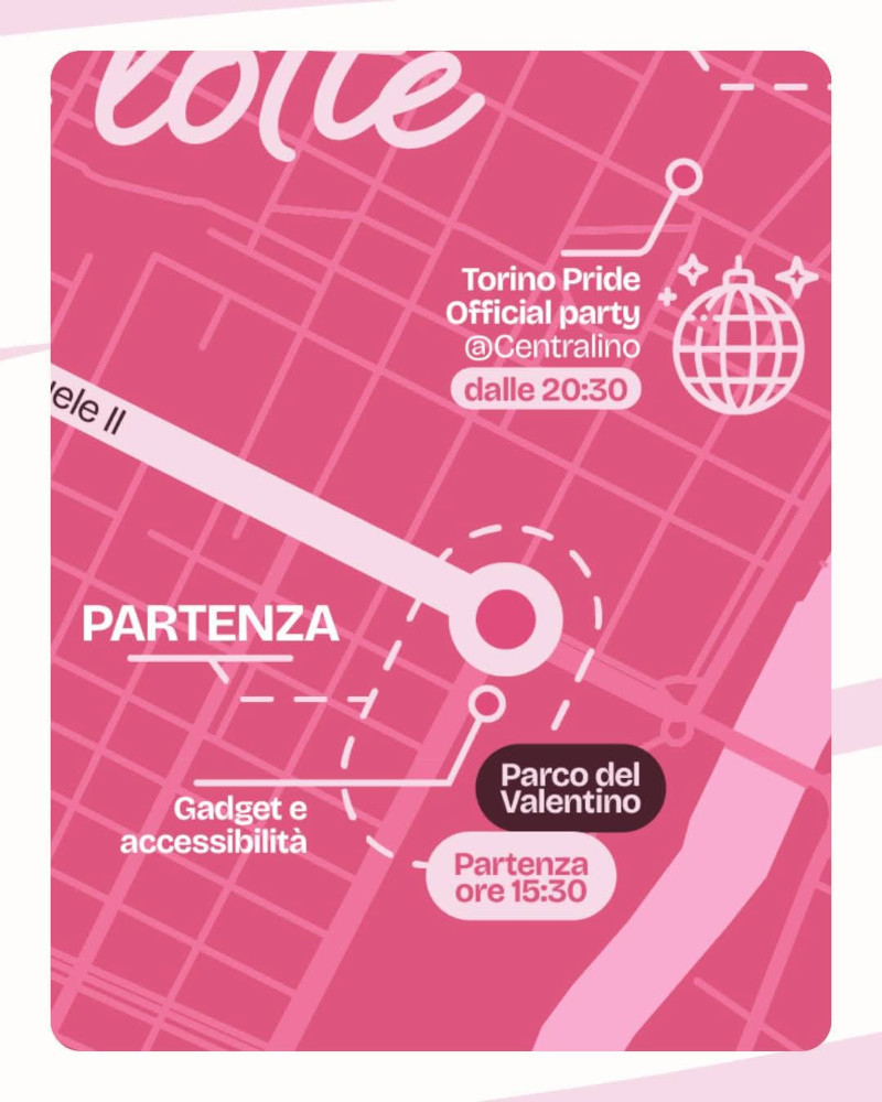 Percorso Torino Pride 2026 parte 1