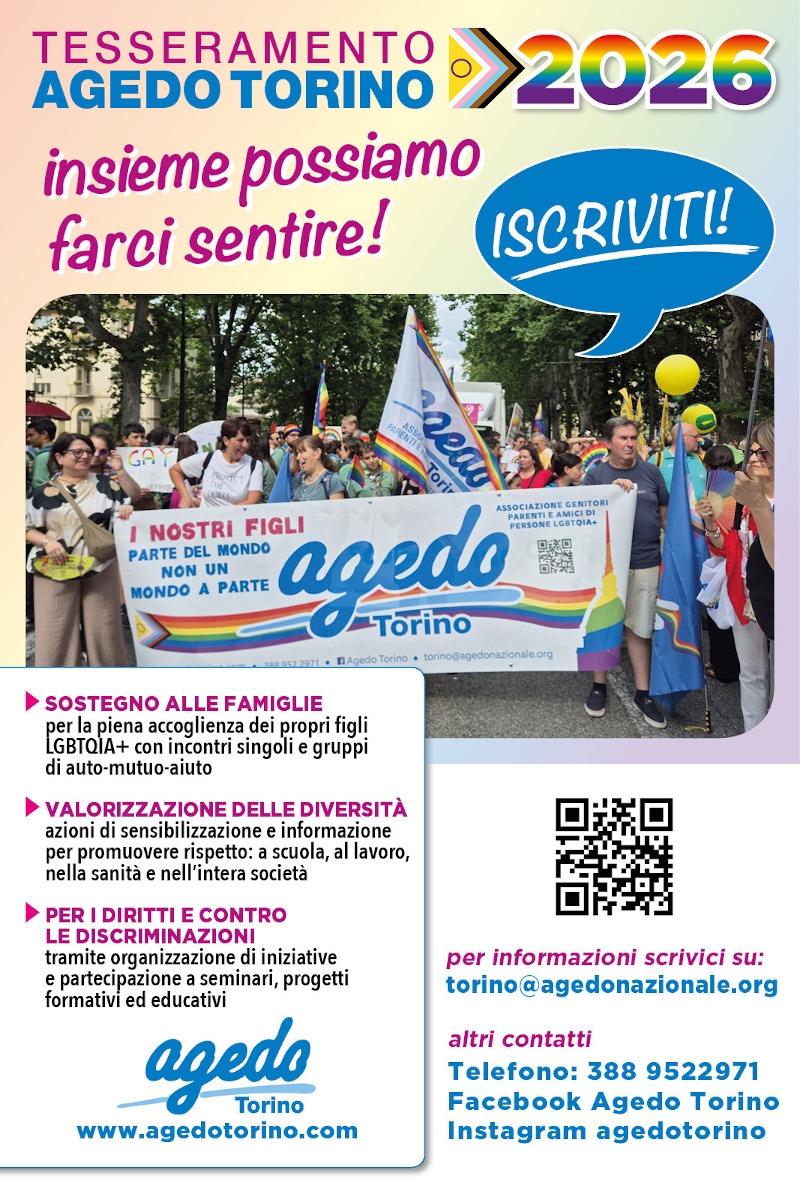 Agedo Torino tesseramento 2026